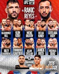 Prodajem 2 elektronske ulaznice za UFC Beograd