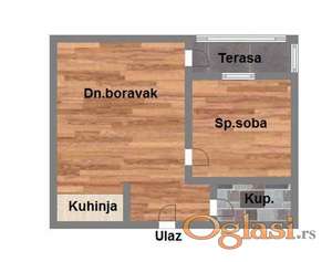 Dvosoban, Bulevar P. Pavla, 40m2