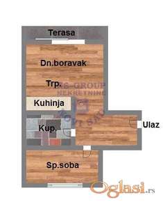 Odličan dvosoban stan u izgradnji!