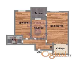 Dvoiposoban stan 57m2