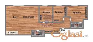 KOMFORAN TROSOBAN U IZGRADNJI!