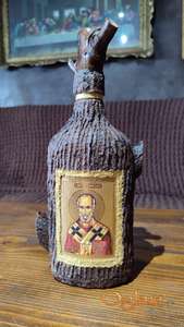 Sveti Nikola,slavska,ukrasna, dekorativna flasa