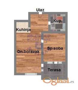 Dvosoban stan na Podbari,43m2