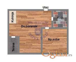 Dvosoban, 40m2 Sremska Kamenica