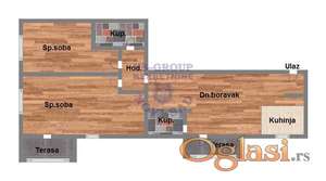 Dvoiposoban stan u centru Futoga