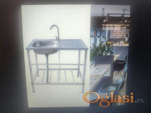 Sudopera montažno-demontažna sa slavinom za spoljnu i unutrašnju upotrebu.