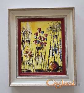 Ulje na platnu - Mrtva priroda u boji