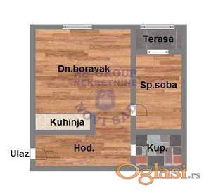 Telep, 2.0 dvosoban, 58 m²