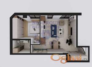 Odličan dvosoban u izgradnji, LUX lokacija i zgrada