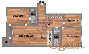 Četvorosoban stan na Podbari