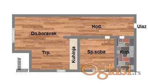 Dvosoban stan u izgradnji kod Somborske rampe