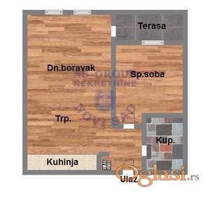 Odličan dvosoban stan Petrovaradin