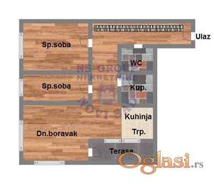 Dvoiposoban, 58m2 Petrovaradin