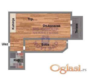 Dvosoban 46m2 Centar