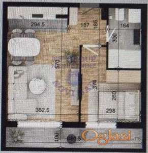 Odlična izgradnja, dvosoban stan od 44m2, PDV, Telep!