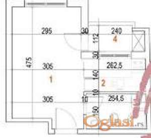 Odlična garsonjera - 25m2