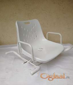 Stolica za SEDEĆU KADU, ROTIRAJUĆA, sa naslonom, 2