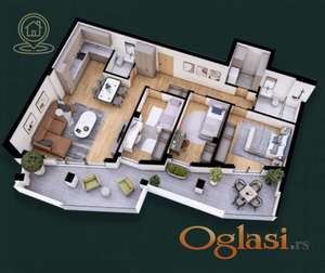 Stanovi u Petrovaradinu (0.5–4.0), 26–125 m² – Agencija Kompas