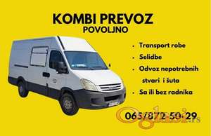 Kombi prevoz I selidbe