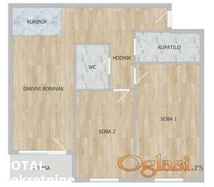 STAN - NOVI SAD - TELEP - 70m2 - 151920 evra