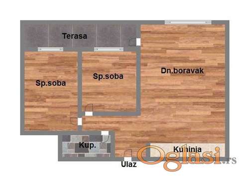 Dvoiposoban stan u izgradnji na Telepu!
