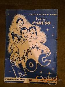 Valcer 'Najljepša noć" - muzika Juventina Rosasa iz Velikog Carusa