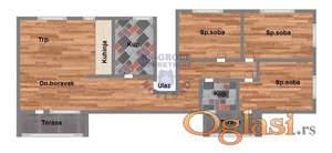 Cetvorosoban, 84m2 Adice