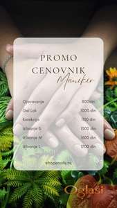 Najpovoljnije u Novom Sadu do 31.12. Gel lak,Izlivanje