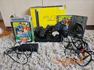 Sony playstation 2 slim, ČIPOVAN sa kamericom i 2 dzoistika.