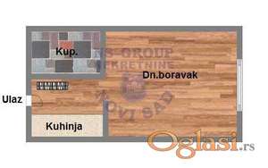 Adice, garsonjera u izgradnji 29m2