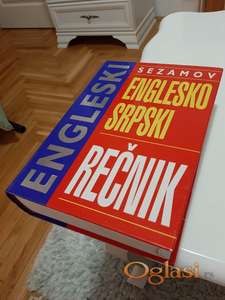 Sezamov Englesko-srpski recnik,1165 strana/Nekorisceno