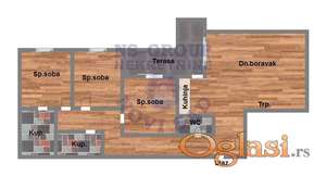 Odličan četvorosoban stan na TOP lokaciji