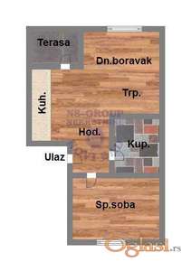 Dvosoban 39m2 Klisa