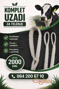 Kanapi za telenje - komplet