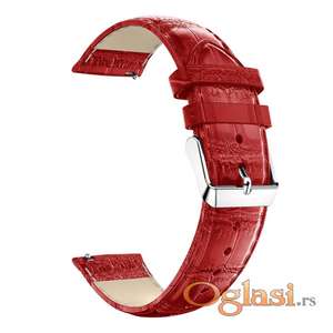 Crvena kožna narukvica za Samsung smartwatch