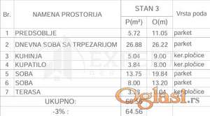 Novogradnja u blizini Rode, 2.5, 64.56 m2