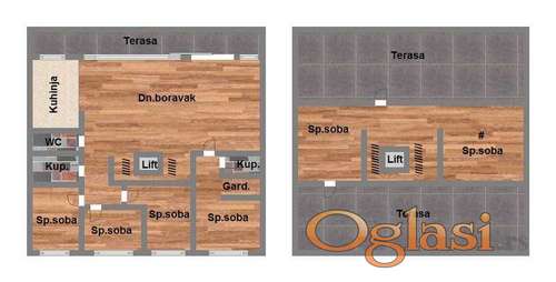 Sedmsoban stan od 210m2 na Telepu!
