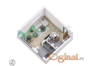 Petrovaradin, Garsonjera 32m2 u izgradnji sa povratom PDV 