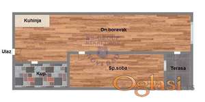 Dvosoban stan na Bulevaru Evrope, 47m2