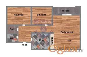 Dvoiposoban stan u izgradnji! Mirna lokacija!