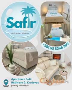 Apartmani Safir 1 i Safir 2 i Safir 3 u Krusevcu sa grejanim bazenom