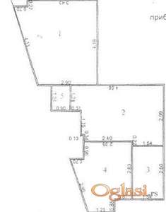 Botanička bašta, Đž.Vašingtona, 1.0, 39.80m2 ID#10211