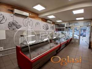 Izdaje se opremljen poslovni prostor za mesaru sa roštiljem, 53m2