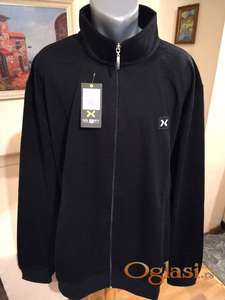 Kvalitetan muski duks sa kragnom No Copy Veliki model 6XL Teget Novo