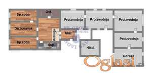 - 441m2 Lokal - Proizvodnja - Ravno Selo -