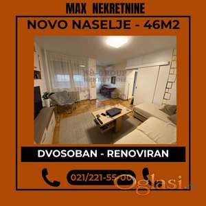 Predstavljamo Vam kompletno renoviran dvosoban stan na Novom Naselju