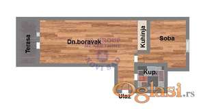 - 44m2 - Komforan dvosoban - PODBARA -