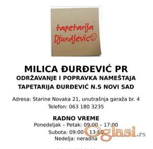 Tapaciranje popravka i održavanje nameštaja