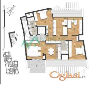 Lux četvoroiposoban penthouse na Grbavici - izuzetna ponuda 