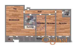 109m2 četvorosoban porodičan stan!